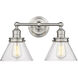 Eyden 2 Light 18.38 inch Brushed Nickel Vanity Light Wall Light